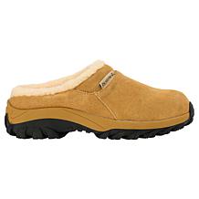 BEARPAW® Suzanne Suede Mule with Rain & Stain Repellent