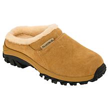 BEARPAW® Suzanne Suede Mule w/Rain & Stain Repellent