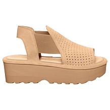 BEARPAW Tatiana Suede Open Toe Sandal