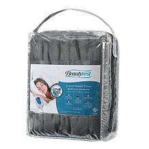 Beautyrest Heated Microlight Oversized Throw-Gray