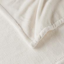 Beautyrest Heated Microlight Oversized Throw-Ivory