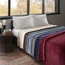 Beautyrest Heated Microlight to Berber Knitted Blanket - Queen