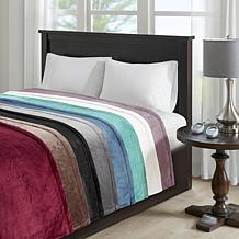 Beautyrest Heated Plush Blanket - Black Full