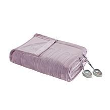 Beautyrest Heated Plush Knitted Microlight Blanket-Full