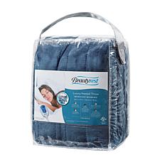 Beautyrest Heated Plush Microlight Oversized Throw