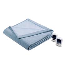 Beautyrest Washable Fleece Electric Blanket Twin/Blue