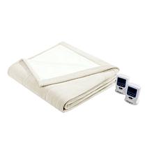 Beautyrest Washable Fleece Electric Blanket Twin/Ivory