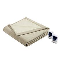 Beautyrest Washable Fleece Electric Blanket Twin/Taupe