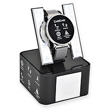 Bebe Adult Female Smart Watch - Silver-Tone