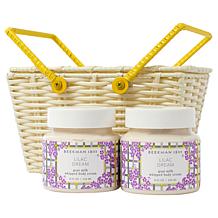 Beekman 1802 Goat Milk Lilac Dream 2pk Body Cream with Basket