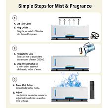 Bell & Howell Flame Effect Aroma Diffuser w/ Essential Oil