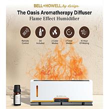 Bell & Howell Flame Effect Aroma Diffuser w/ Essential Oil