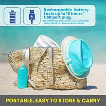 Bell & Howell Rechargeable 2-in-1 Foldable Fan with Remote