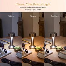 Bell + Howell 2-pack Chelsea Deluxe Rechargeable Touch Lamp