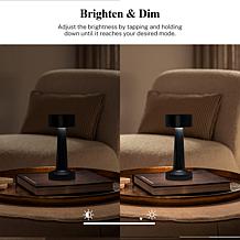 Bell + Howell 2-pack Chelsea Deluxe Rechargeable Touch Lamp
