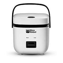 Bell + Howell Rice Robot with Steamer Tray and Recipe Book