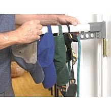 Bell + Howell Set of 2 Telescoping Clothes Hangers with Extra Hook