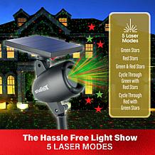 Bell + Howell Solar Startastic Motion Holiday LED Projector