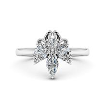 BellaMoi Sterling Silver 1.50ctw Created Moissanite Critter Ring