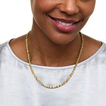 Bellezza 18" Bronze Sparkle Chain Necklace