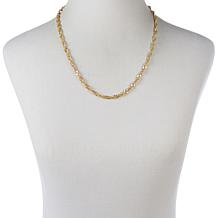Bellezza 24" Bronze Singapore-Link Chain Necklace