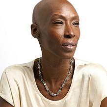 Bellezza Bronze Byzantina Link 18" Chain Necklace