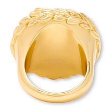 Bellezza Bronze Genuine 20 Lira Coin Ring