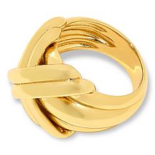 Bellezza Bronze Polished XO Knot-Design Ring