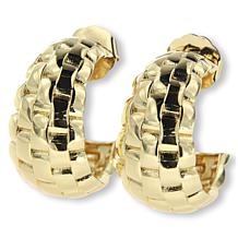 Bellezza Bronze Puffed Luxe Hoop Earrings