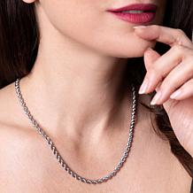 Bellezza Bronze Rope Chain Adjustable Sliding Necklace