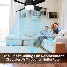Bell+Howell 5-Speed Socket Ceiling Fan and Light