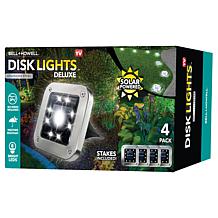 Bell+Howell 8-pack Deluxe Square Solar Disk Lights