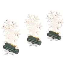 Bell+Howell Clip-On Snowflake Light with Remote - 3-pack