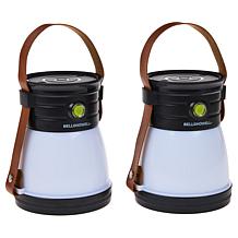 Bell+Howell Rechargeable LED Lantern and Power Bank - Set of 2