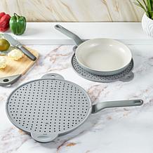 BergHOFF 13" Silicone Splatter Screen with Helper Handles