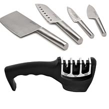 BergHOFF® 5-piece Santoku Knife Set and Sharpener