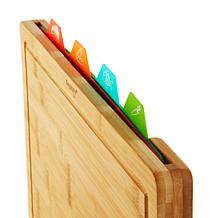 BergHOFF Bamboo 5-piece Cutting Board with 4 Multi-Colored Inserts 