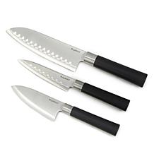 Berghoff DiNA Codon 3pc Stainless Steel Santoku Set