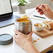 BergHOFF Leo 17oz Insulated Food Container in Moonmist