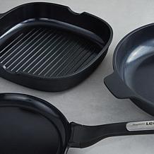 Berghoff Leo Phantom 3pc Nonstick Ceramic Cookware Set, Recycled