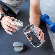 BergHOFF Leo To-Go 0.5 L Shaker Bottle with Powder Compartment 