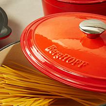 BergHOFF Neo 8qt Cast Iron Oval Covered Dutch Oven, Orange