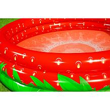 Bestway H2OGO! Sweet Strawberry Inflatable 3-Ring Play Pool