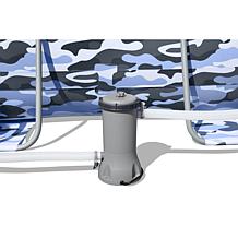 Bestway Steel Pro Max Blue Oval Above-Ground Pool Set