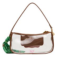 Betsey Johnson Clear Sport Stadium Bag with Strap