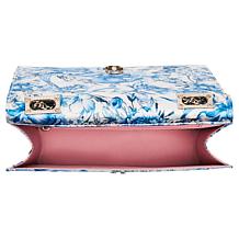 Betsey Johnson Faux Pearl-Trimmed Bow Crossbody Bag