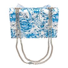 Betsey Johnson Faux Pearl-Trimmed Bow Crossbody Bag