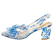 Betsey Johnson Petra Embellished Sling-back Pump