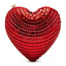 Betsey Johnson Stole My Heart Crossbody Clutch