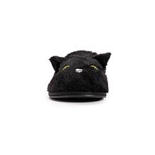 Betsey Johnson Women's Black Cat Slipper